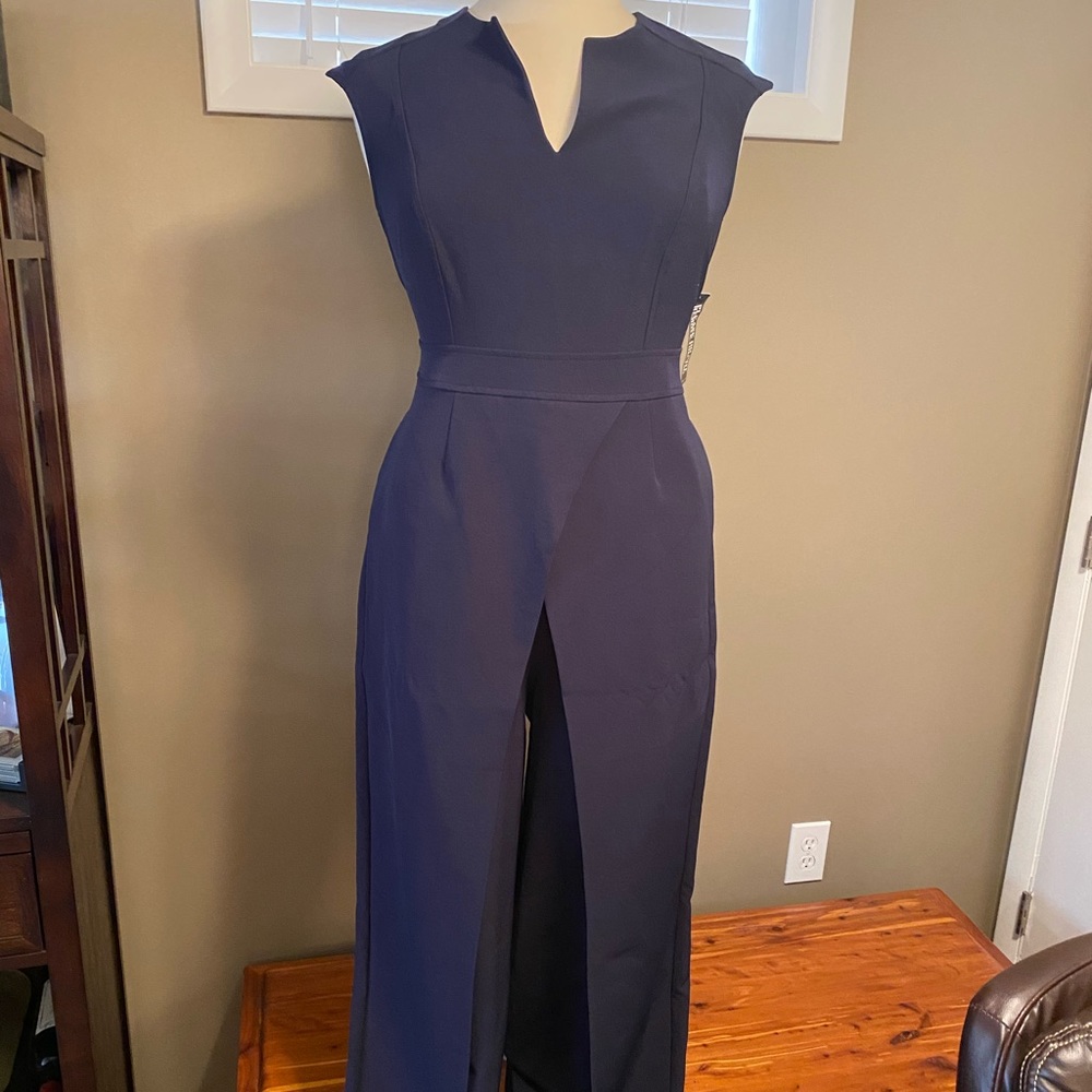 Classy, sophisticated, navy jumpsuit